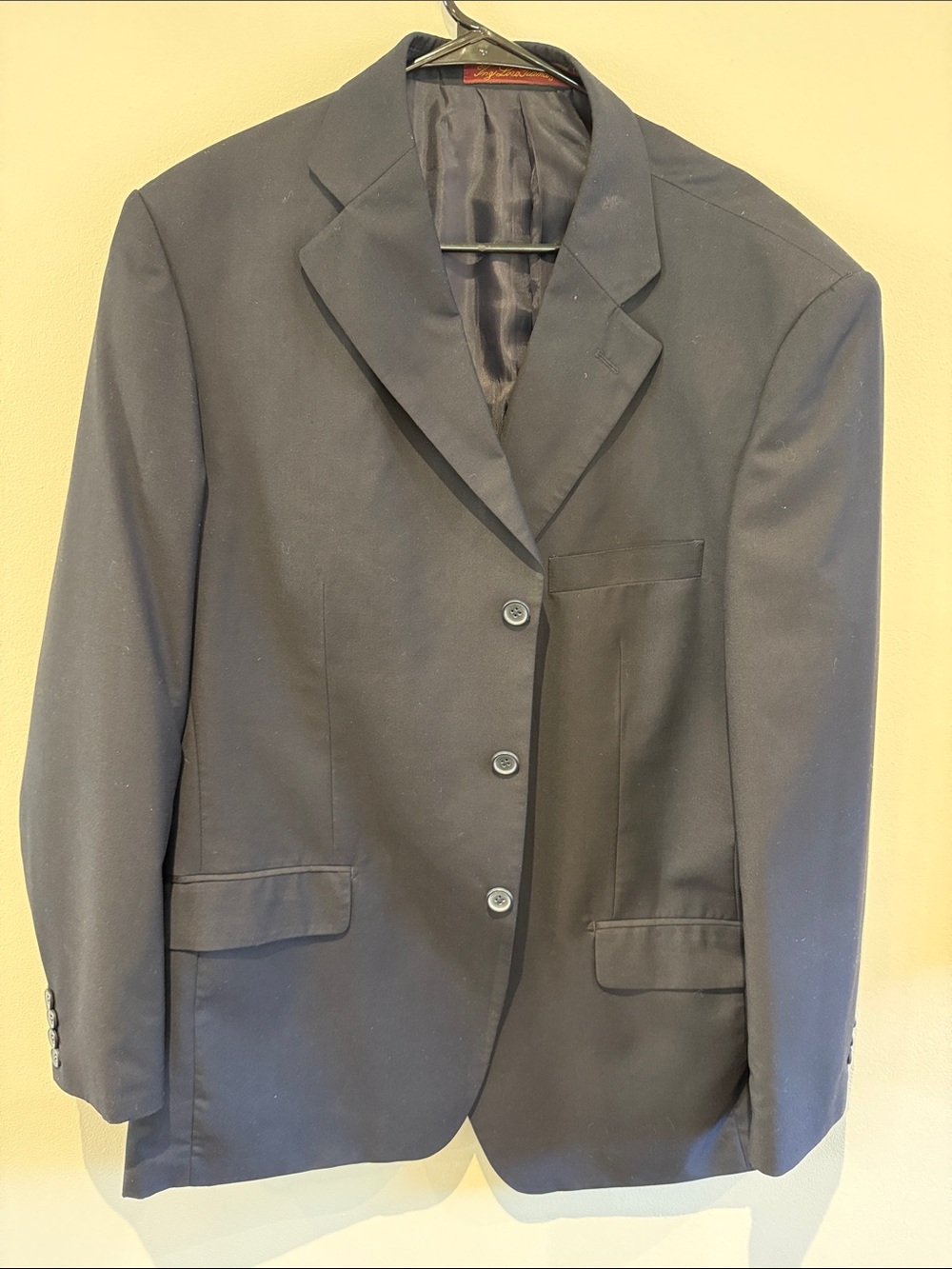 Loro Piana Navy and Burgundy Wool-Lined Jacket